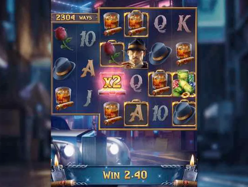 Hệ thống biểu tượng slot cực giá trị của Mafia Mayhem Nổ Hũ