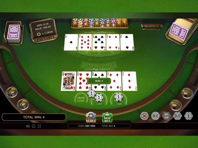 Mẹo chơi Oasis Poker giúp tăng cơ hội chiến thắng